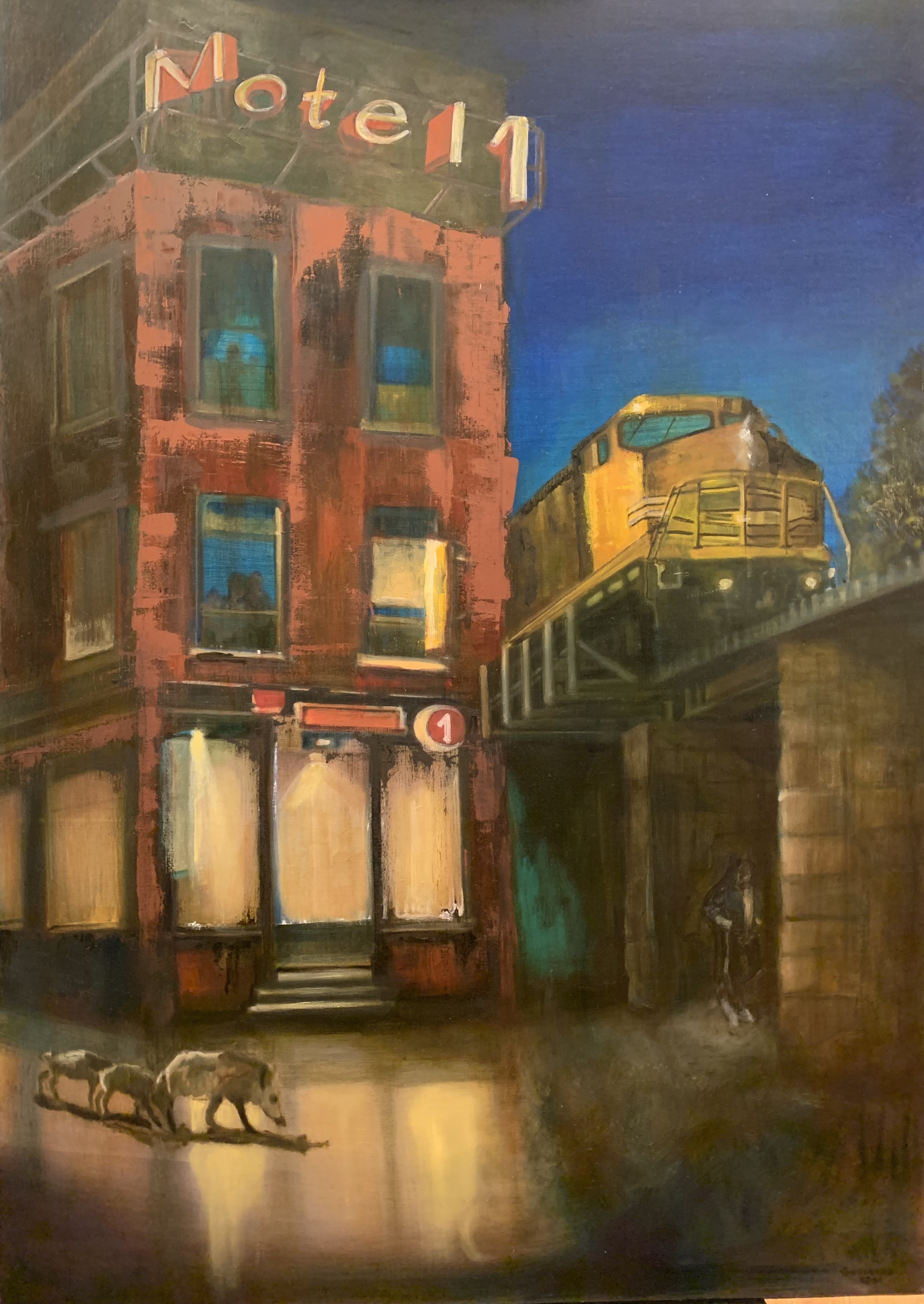 Lisbeth Buonanno, La nuit mystérieuse jaune Lisbeth Buonanno, La nuit mystérieuse jaune