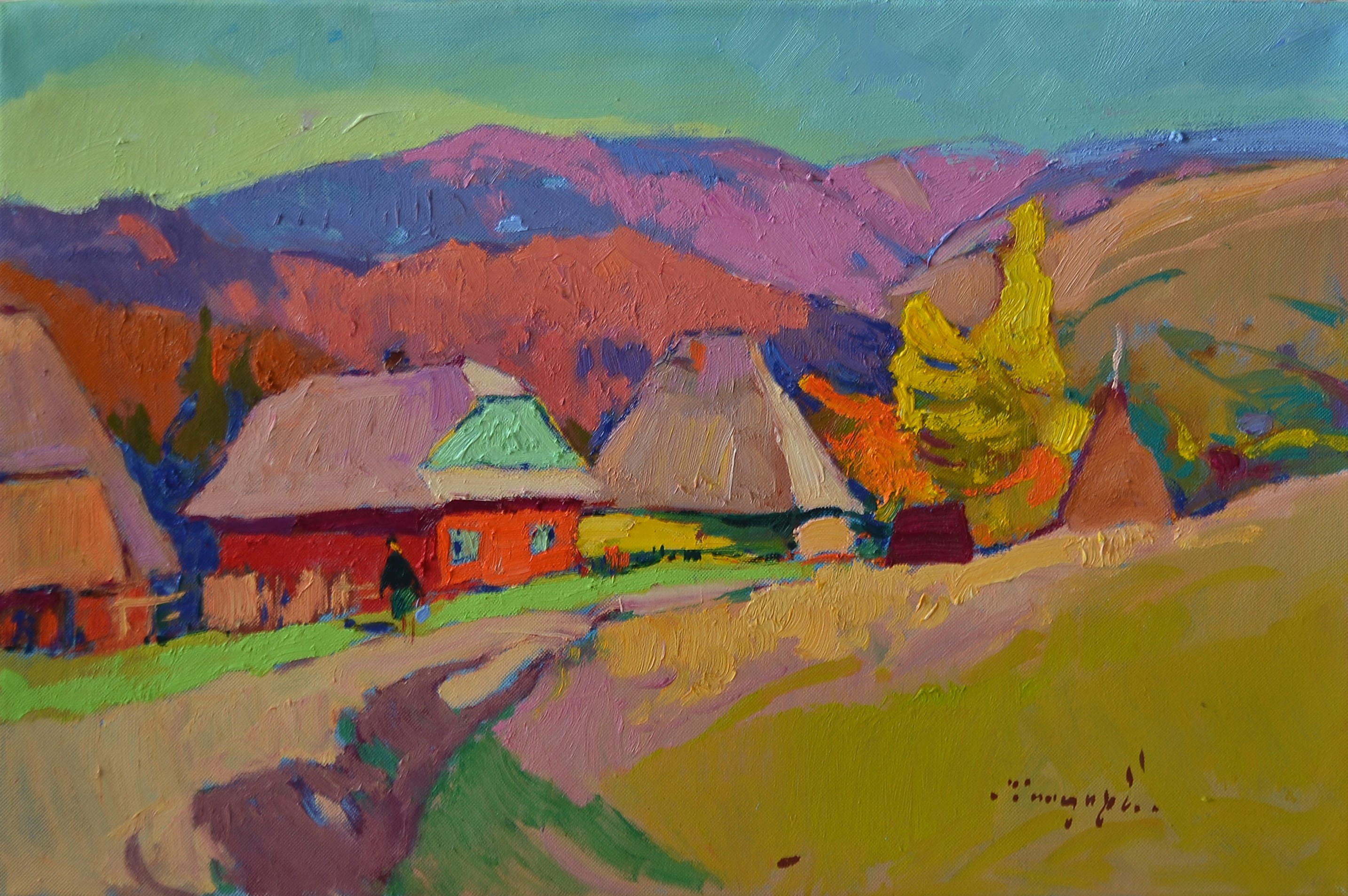 Alexander Shandor, Autumn Walk Alexander Shandor, Autumn Walk