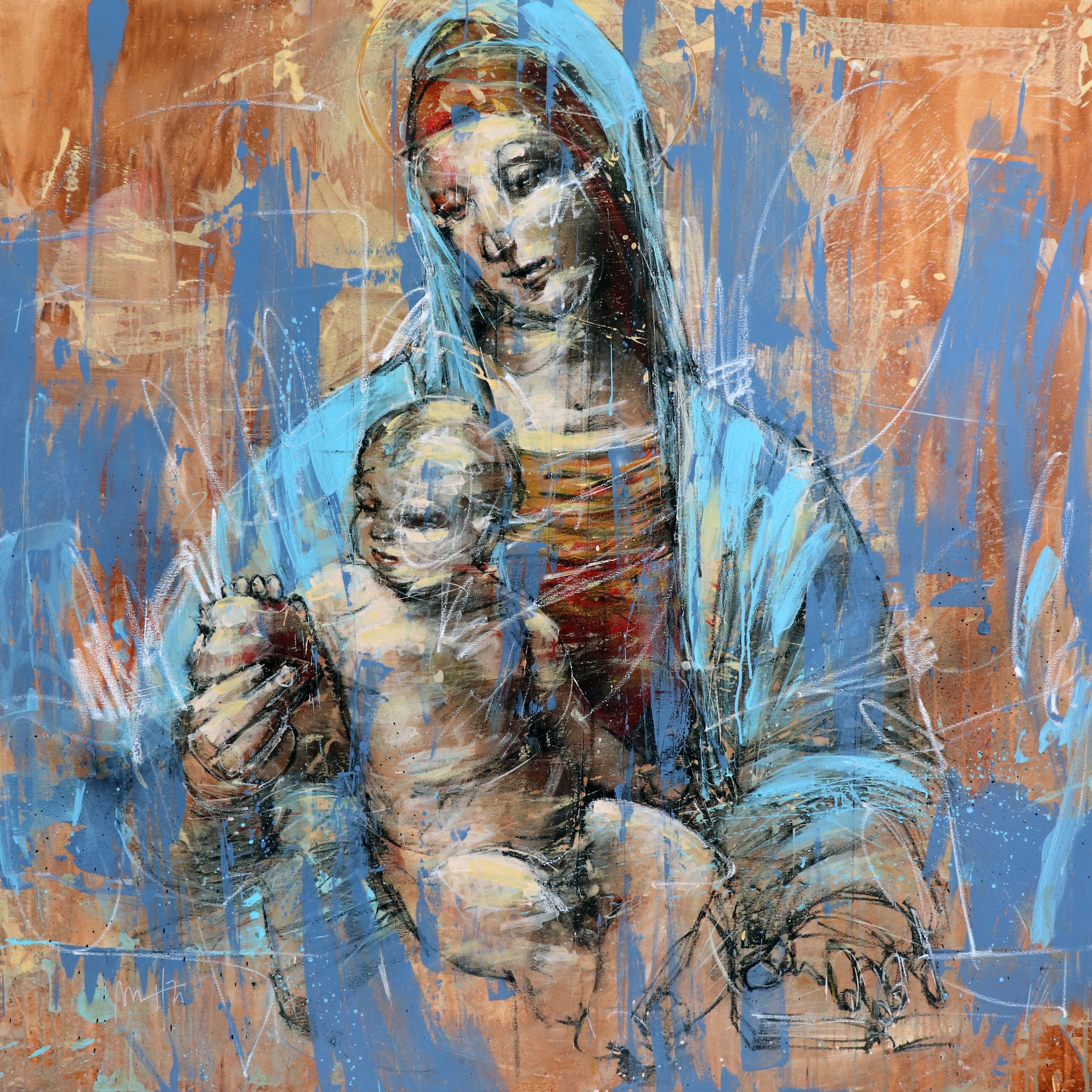Mario Henrique, Madonna of the Pomegranade, after Raphael Mario Henrique, Madonna of the Pomegranade, after Raphael