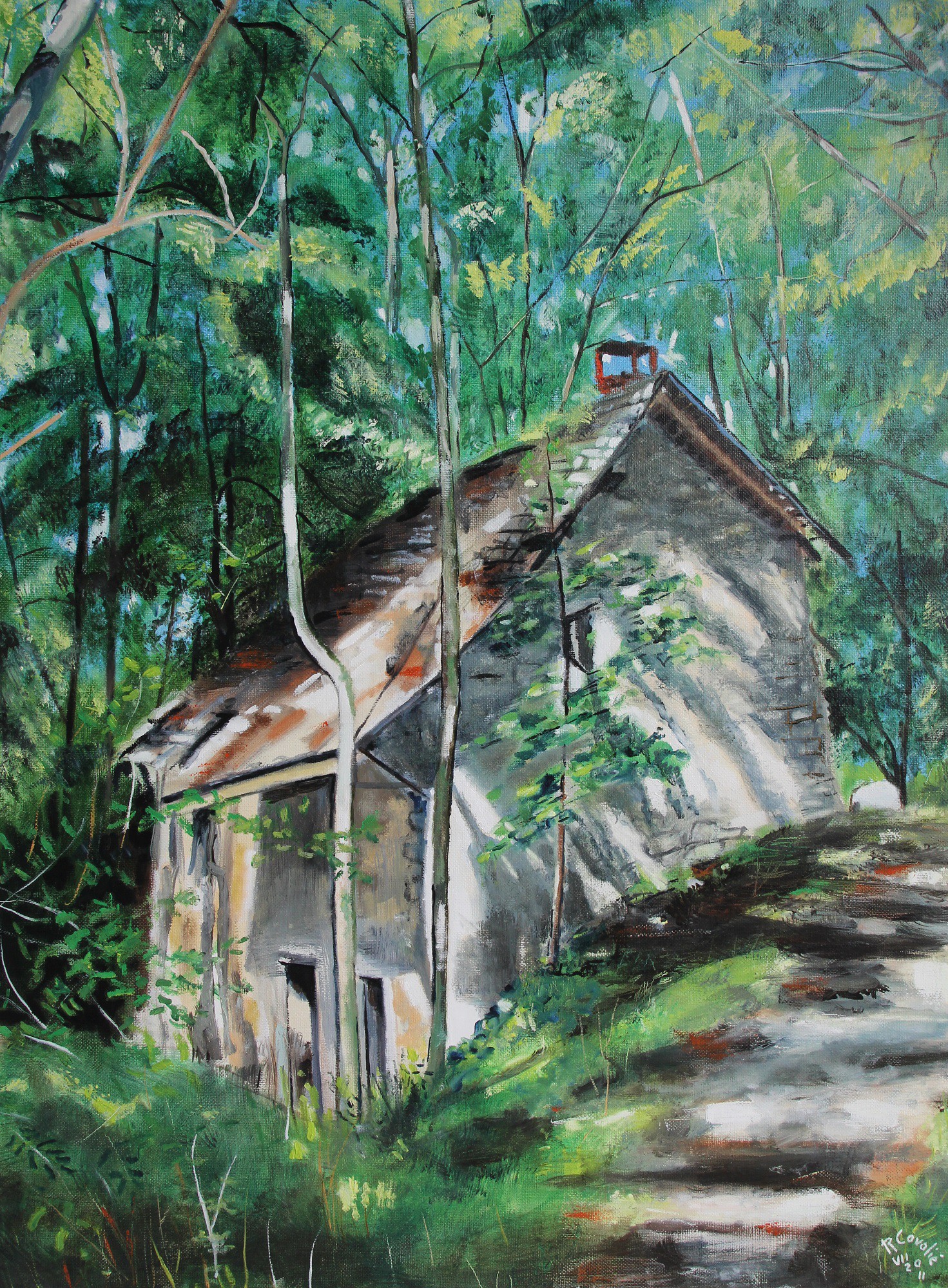 R. Cavalié, N° 834 Rojus. La maison condamnée R. Cavalié, N° 834 Rojus. La maison condamnée