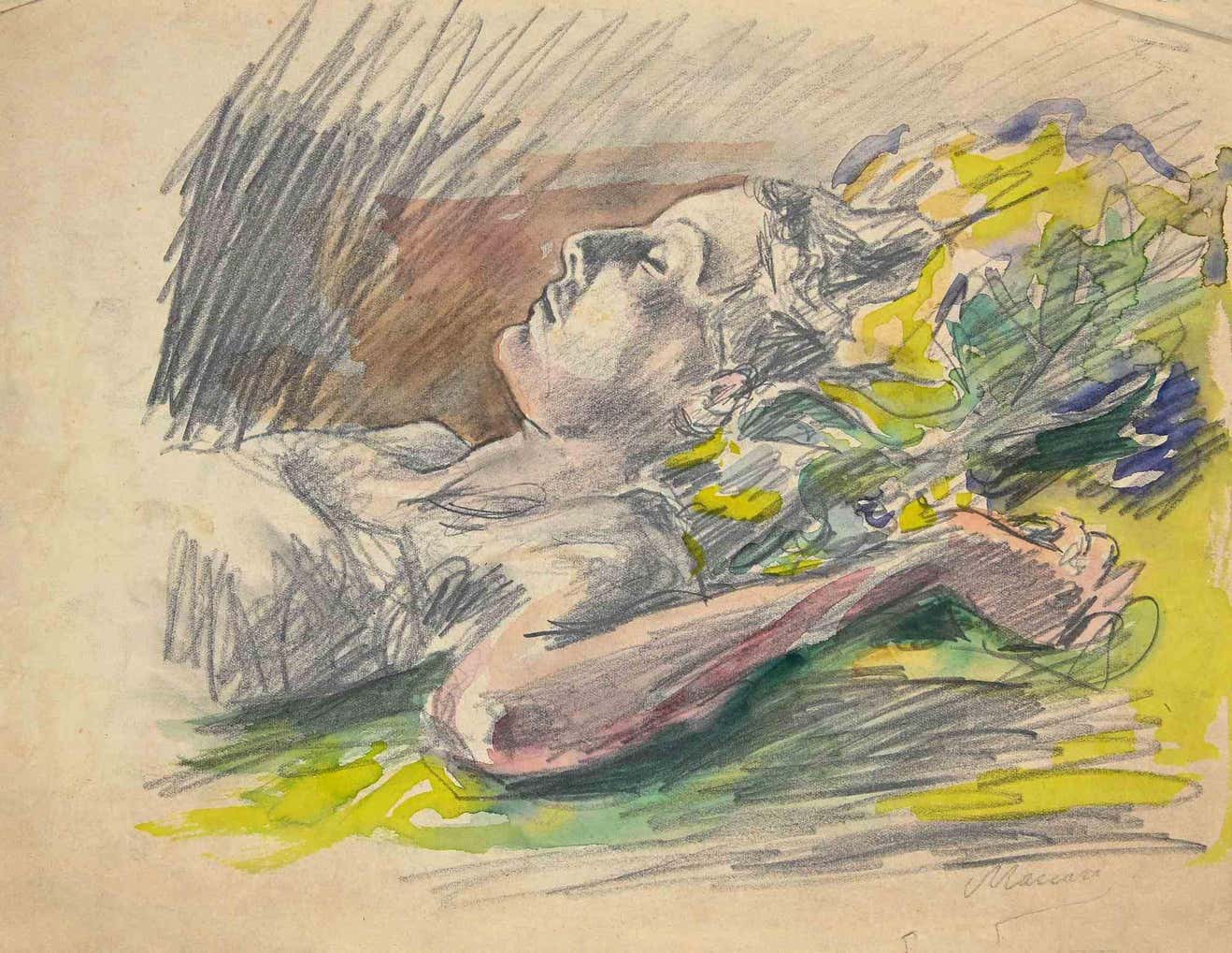 Mino Maccari, Sleeping Girl Mino Maccari, Sleeping Girl