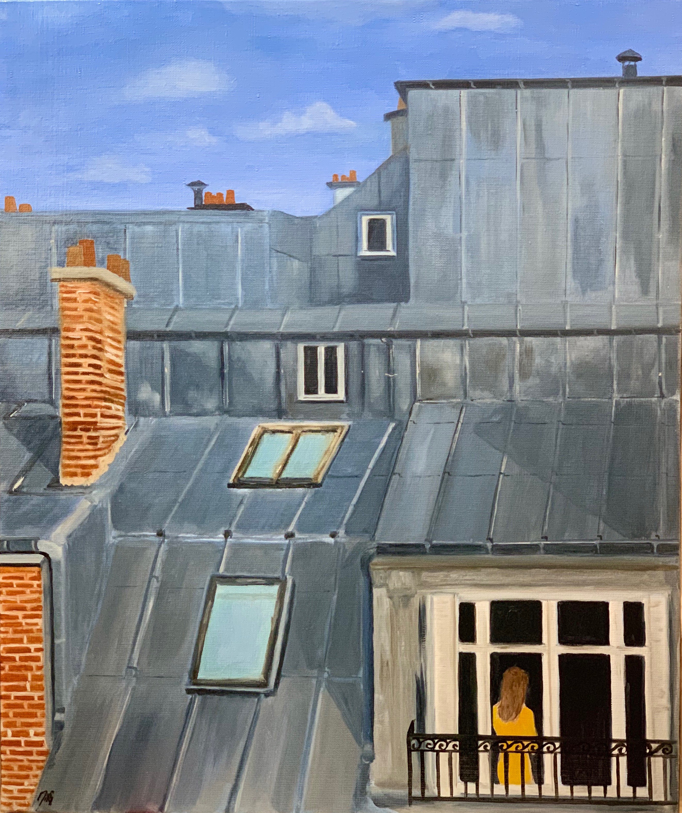 Marie France Garrigues, Une histoire de toits 1 Marie France Garrigues, Une histoire de toits 1