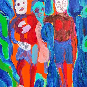 Peinture, La femme enceinte et ses deux maris, Carmen Selma