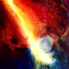 Painting, La prophétie du chaos, André Bielen