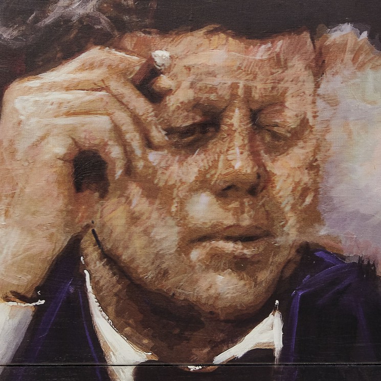 Peter Donkersloot, John F. Kennedy, Painting on canvas