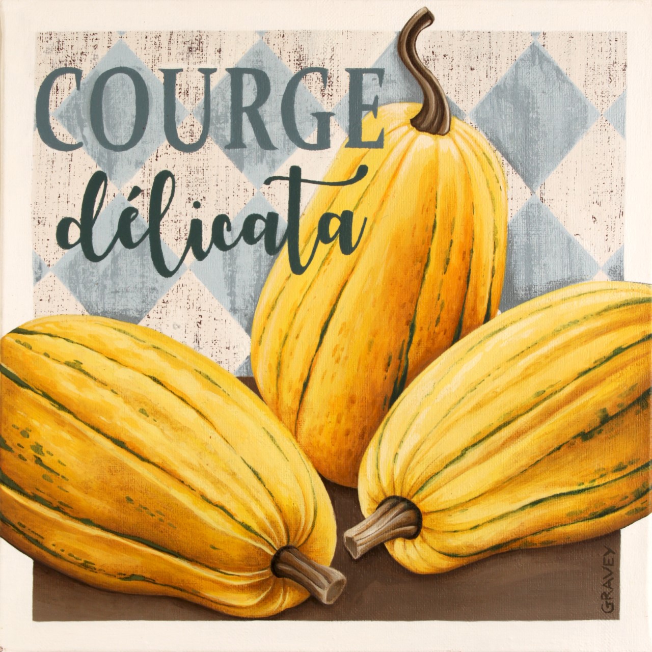 Nathalie Gravey, Courge délicata Nathalie Gravey, Courge délicata