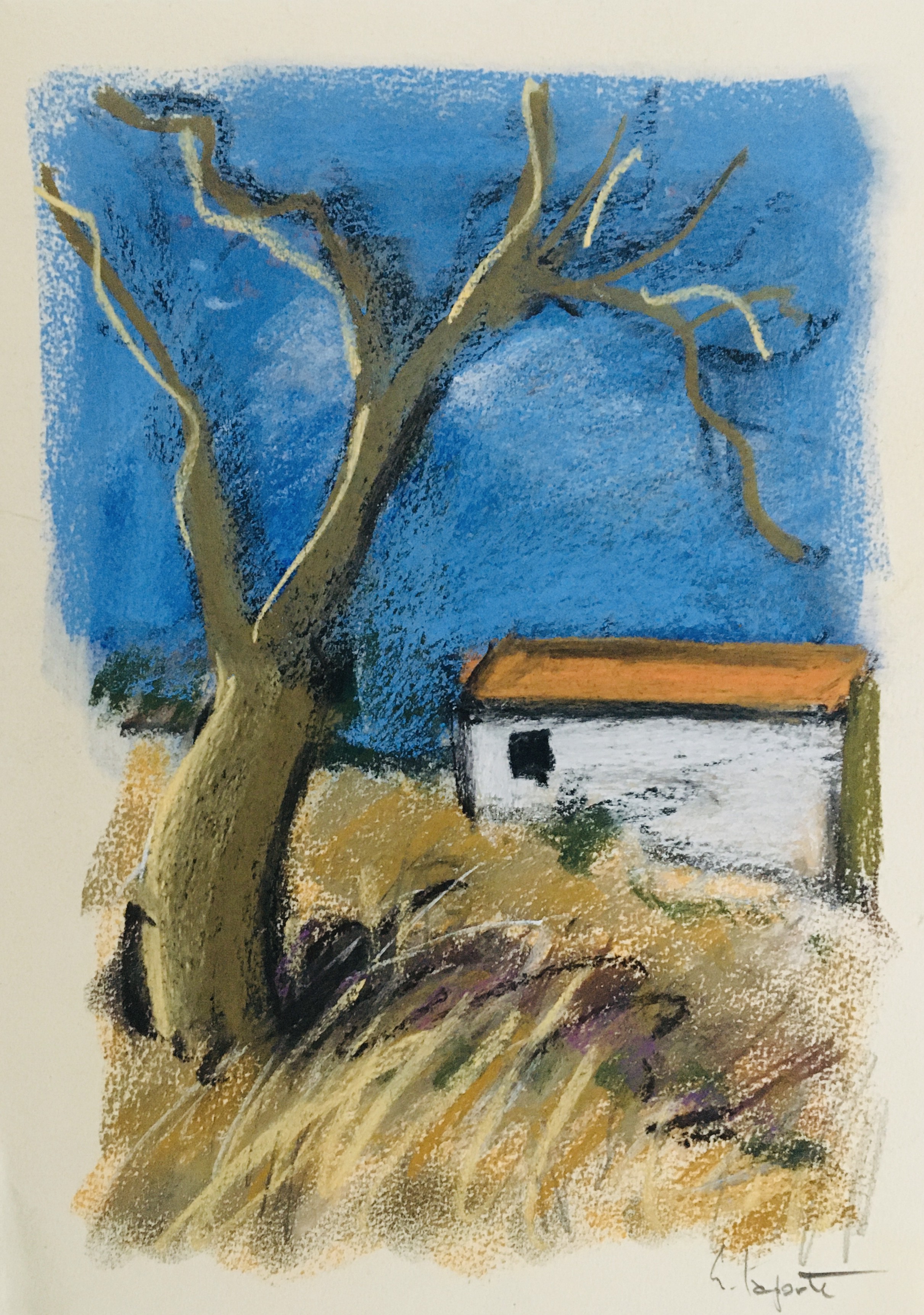 Georges Laporte, La cabane gardiane Georges Laporte, La cabane gardiane