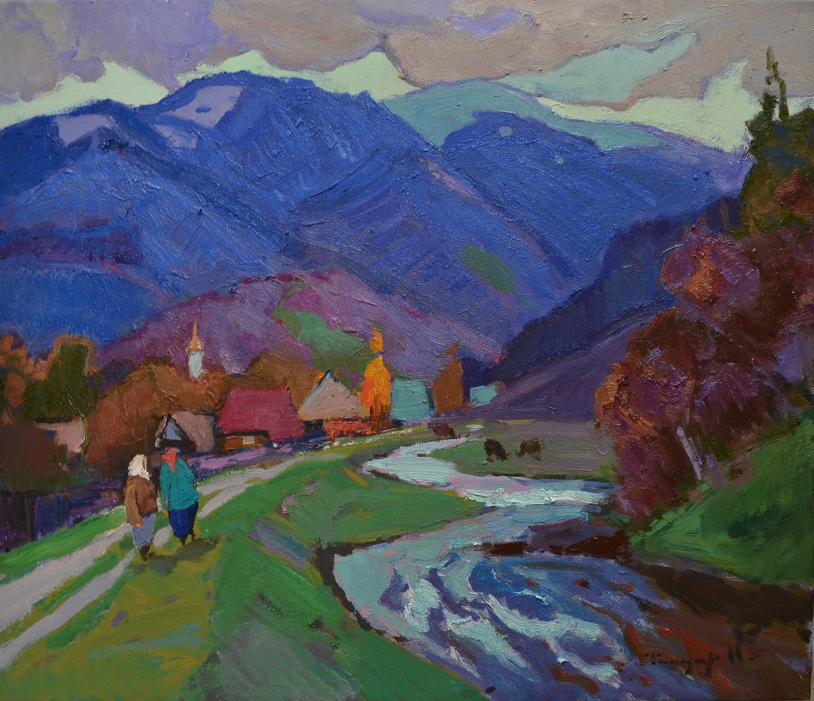 Alexander Shandor, Village edge Alexander Shandor, Village edge