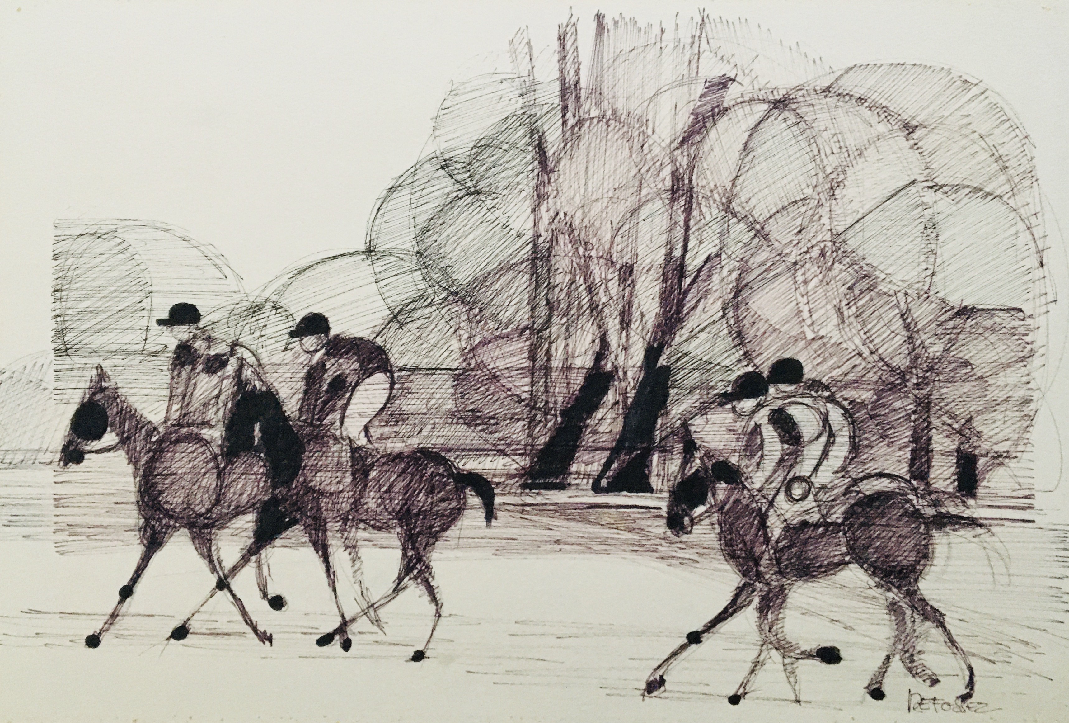 Alfred Defossez, Au galop Alfred Defossez, Au galop
