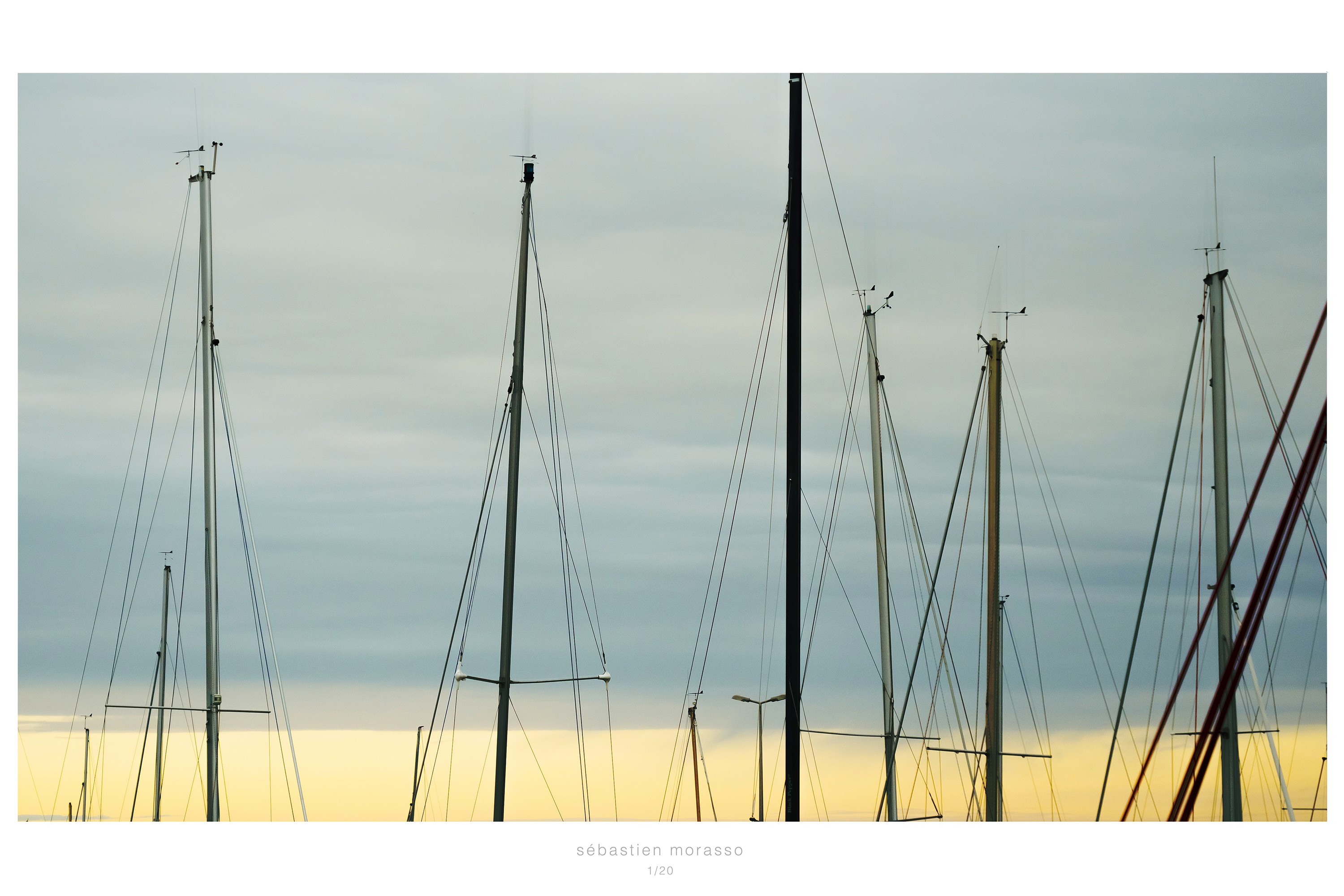 Sébastien Morasso, Soleil Couchant sur le Port Sébastien Morasso, Soleil Couchant sur le Port
