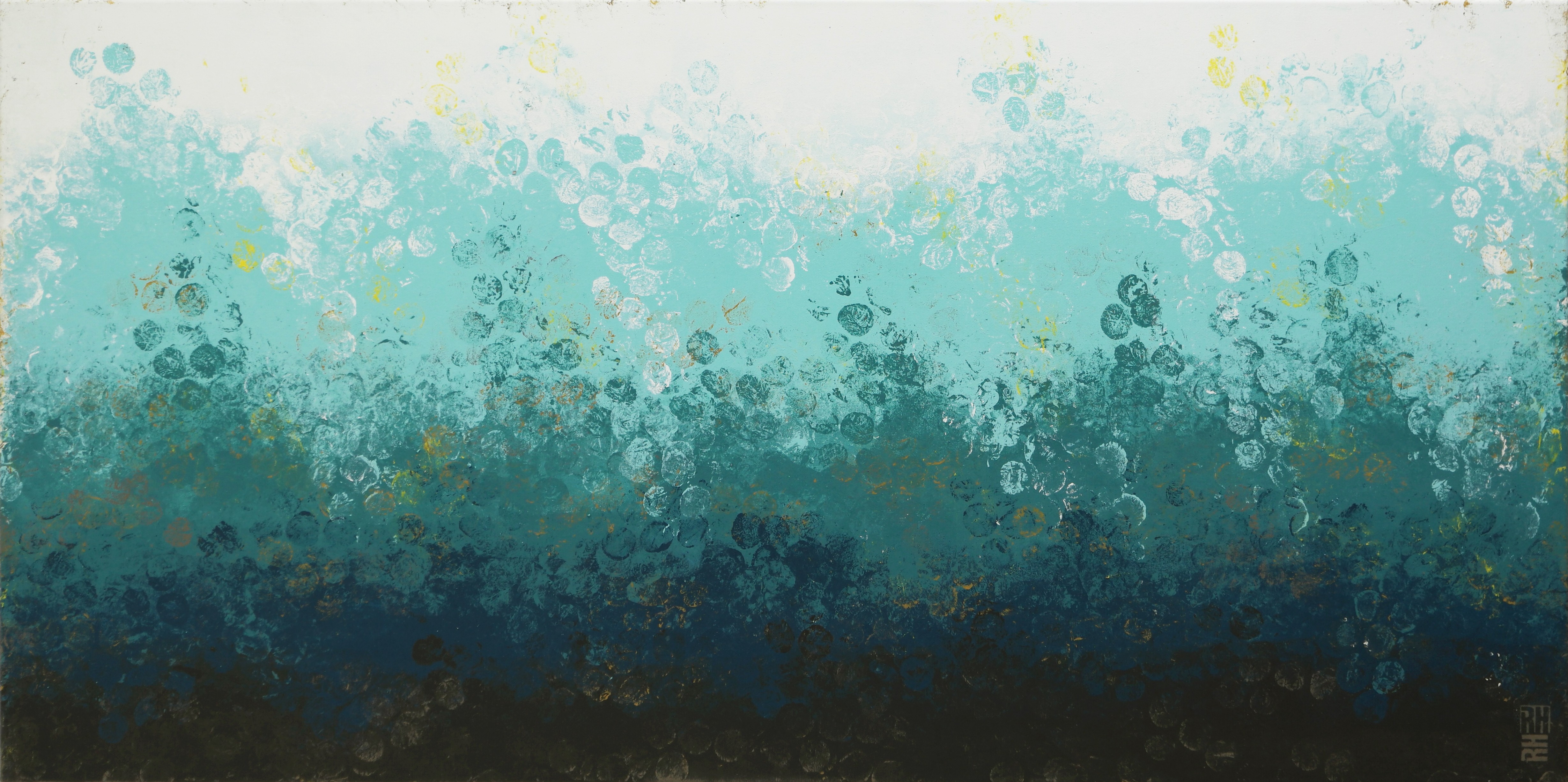 Ronald Hunter, Oceanic boiling blue bubbles Ronald Hunter, Oceanic boiling blue bubbles