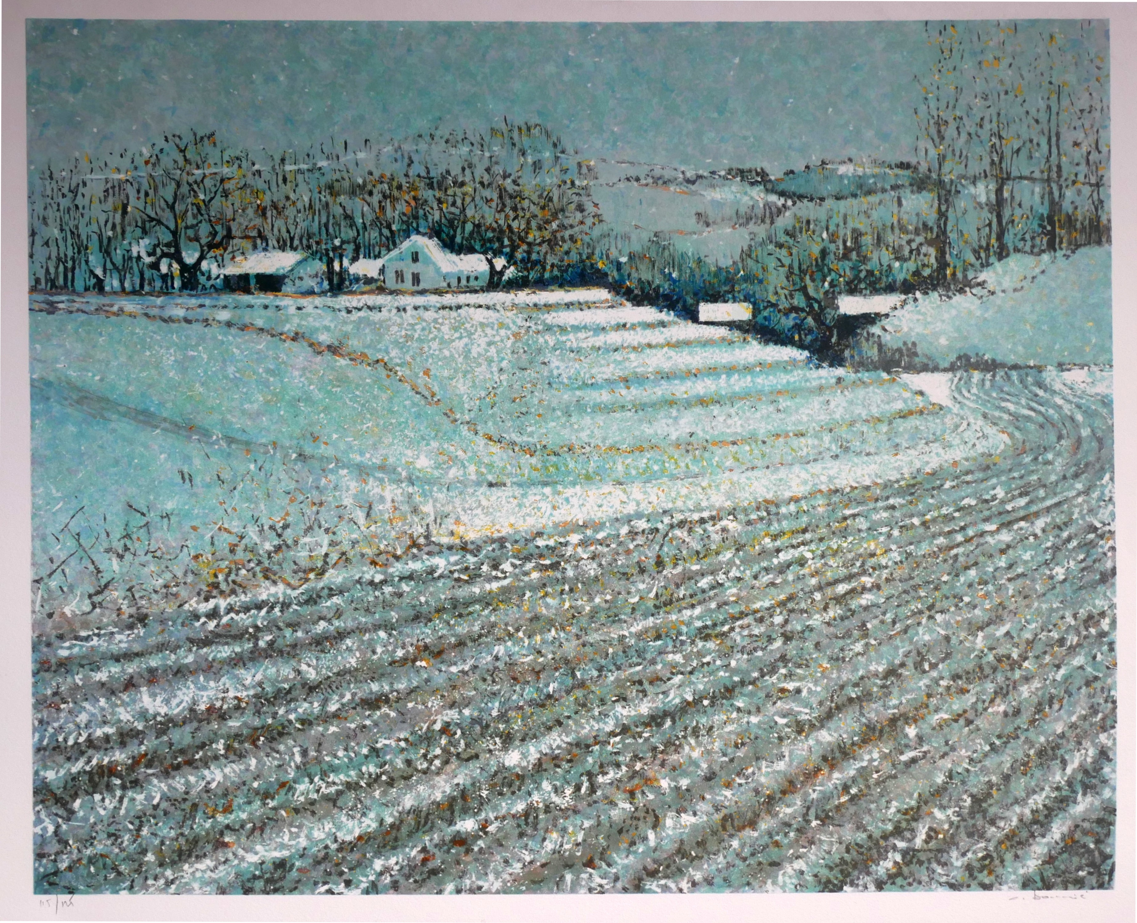 André Bourrié, Paysage hivernal André Bourrié, Paysage hivernal