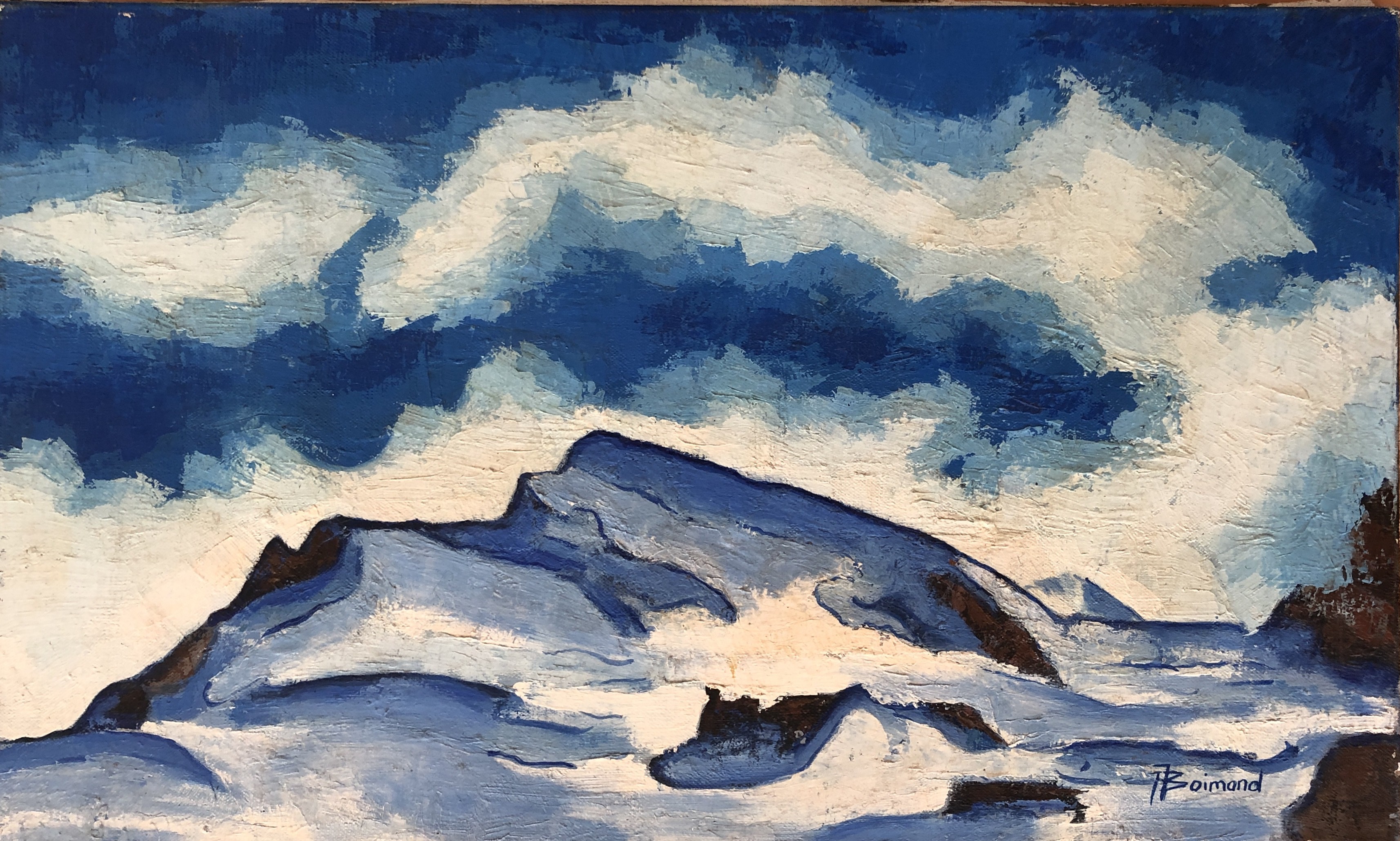 Jean Jacques Boimond, Paysage de montagnes Jean Jacques Boimond, Paysage de montagnes
