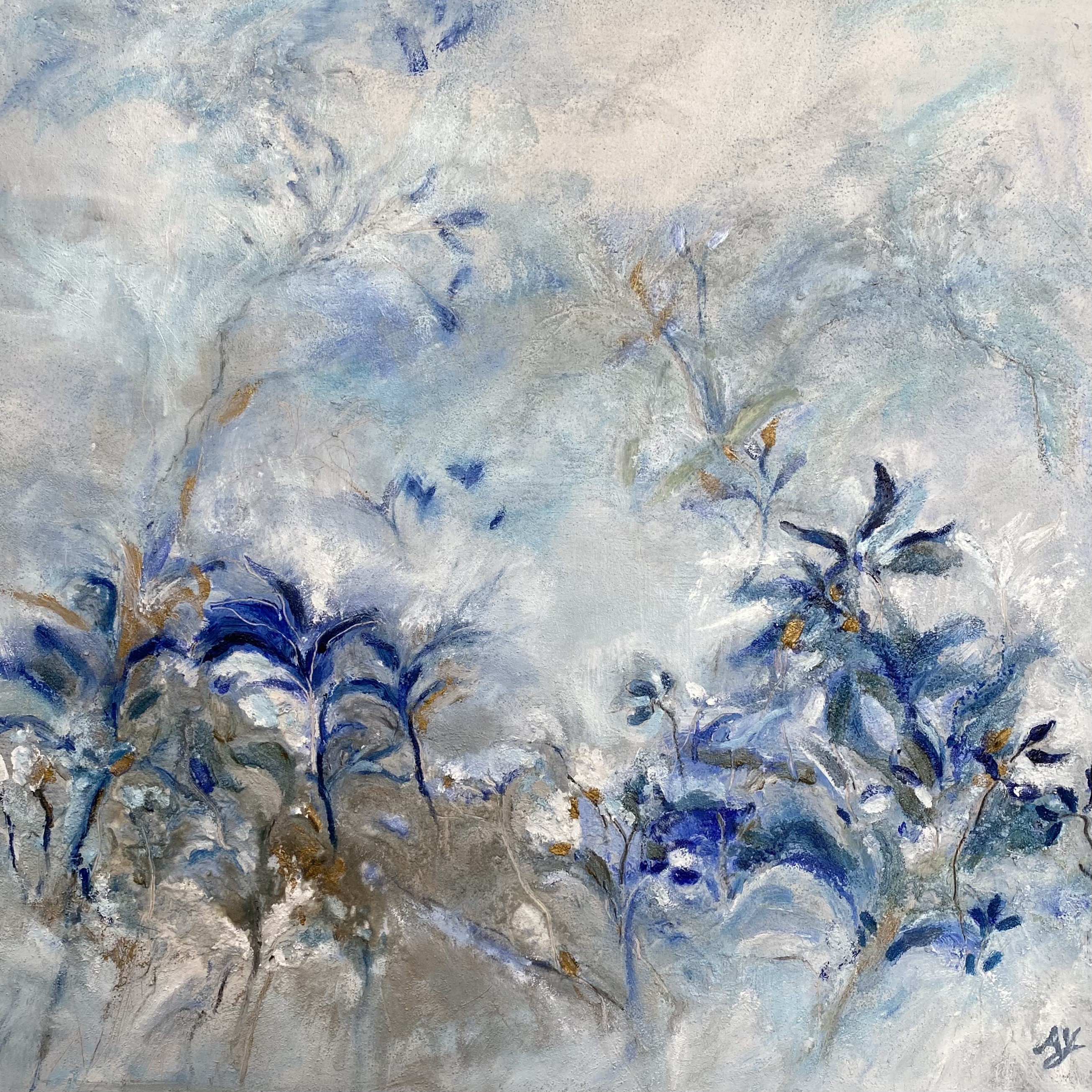 Anany, Fleurs des champs - Bleu & Blanc Anany, Fleurs des champs - Bleu & Blanc