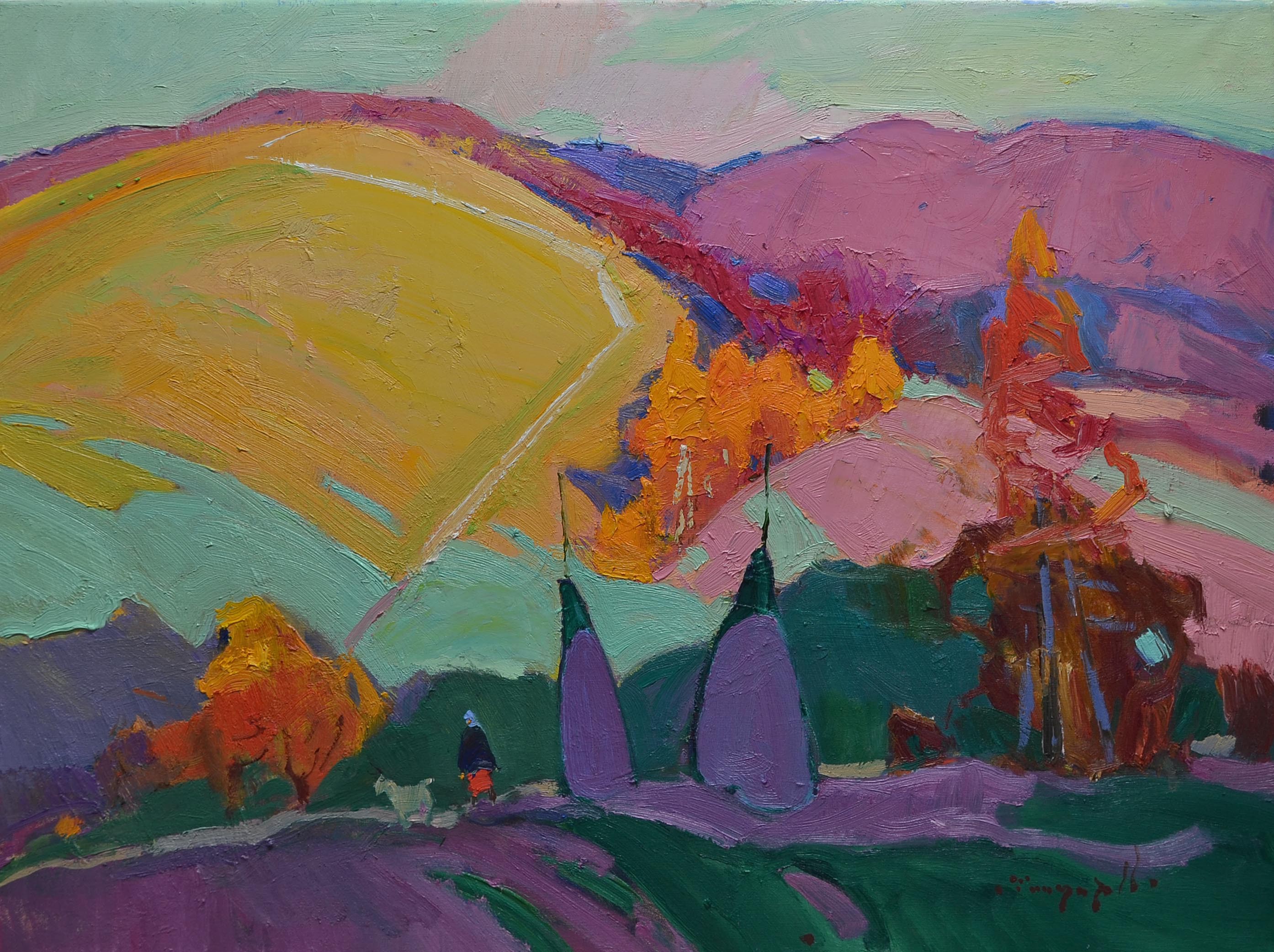 Alexander Shandor, On the meadow Alexander Shandor, On the meadow
