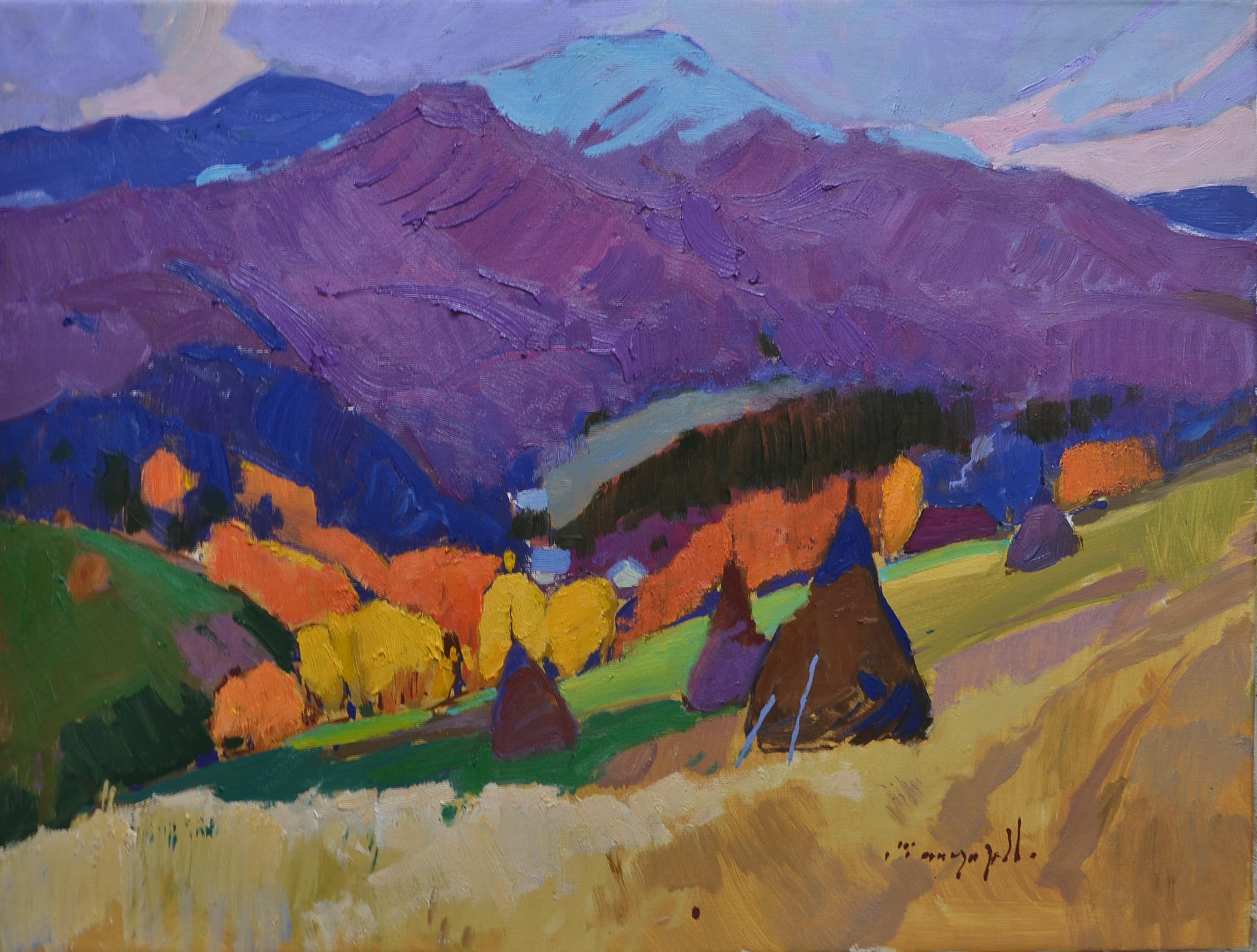 Alexander Shandor, Snowy mountains Alexander Shandor, Snowy mountains