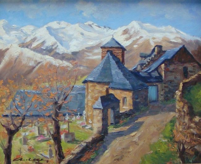 André Lac, Premiere Neige sur les Agudes André Lac, Premiere Neige sur les Agudes