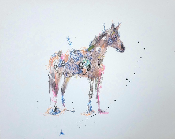 horse sketches and drawings
