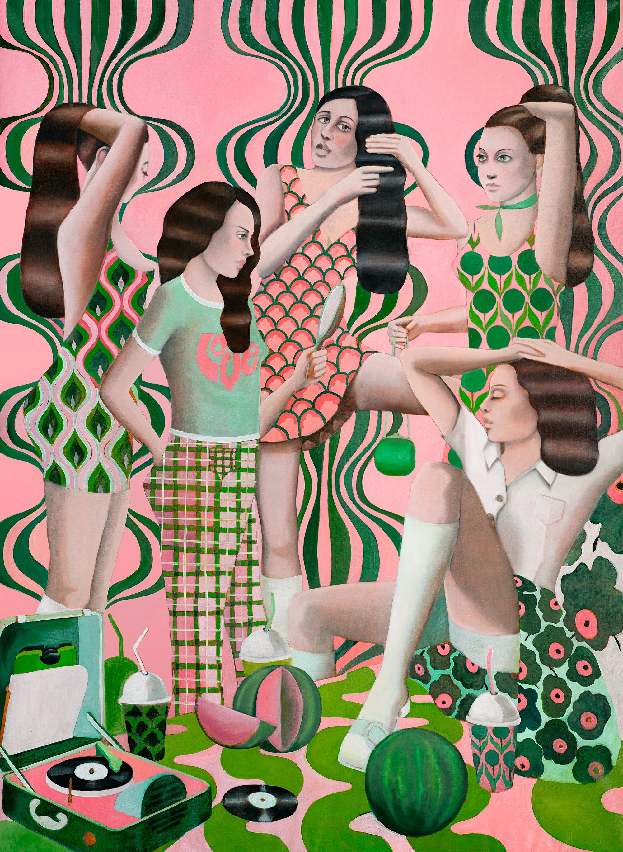 Edvarda Braanaas, Les Demoiselles d'Artist Edvarda Braanaas, Les Demoiselles d'Artist