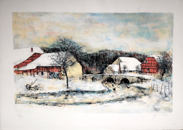 Bernard Gantner, Paysage d’hiver Bernard Gantner, Paysage d’hiver
