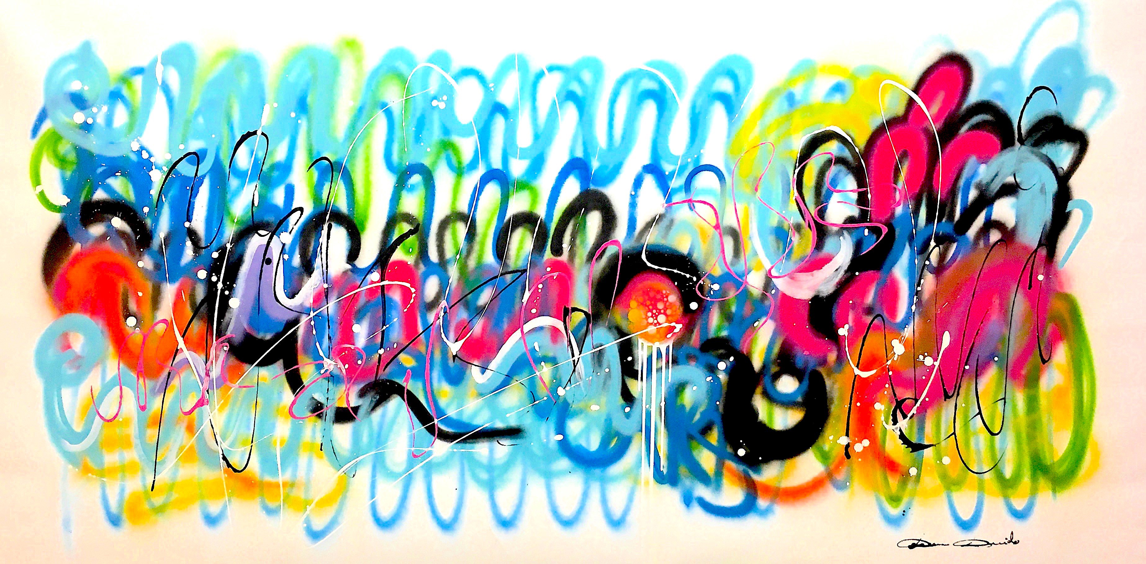 Dam Domido, Collorfull graff Dam Domido, Collorfull graff