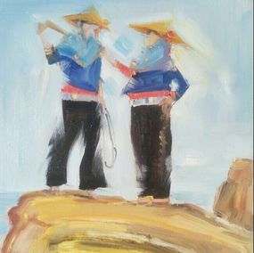 Gemälde, Farmers, Jun Peng Wu