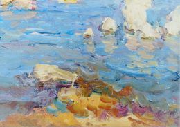 Peinture, Student beach. Kerch., Oleksandr Khrapachov
