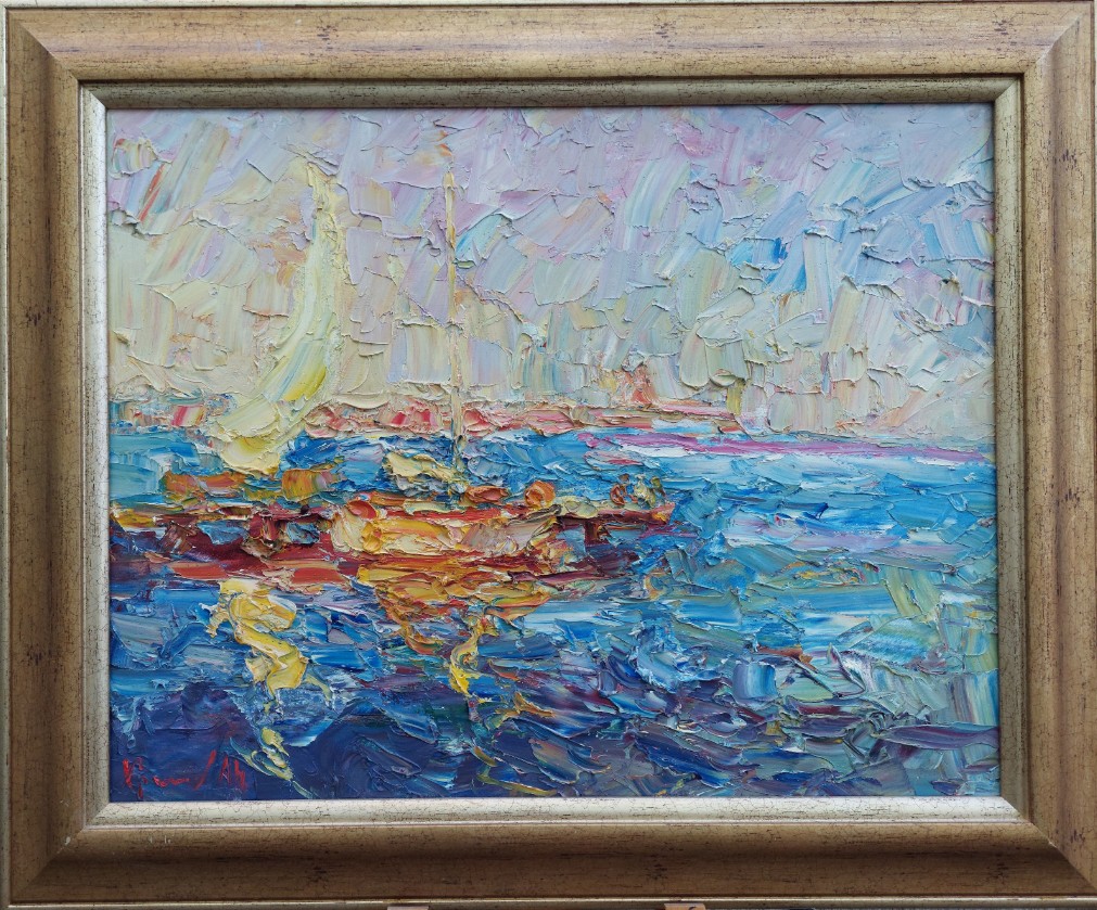 Oleksandr Khrapachov, The scorching sun. Boats Oleksandr Khrapachov, The scorching sun. Boats