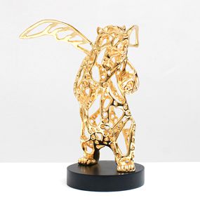 Richard Texier, Angel Bear - 24K Gold Plated Richard Texier, Angel Bear - 24K Gold Plated