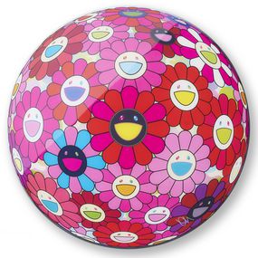 Edición, Flower Ball 3D Thoughts on Picasso (“Paint it Red” project), Takashi Murakami