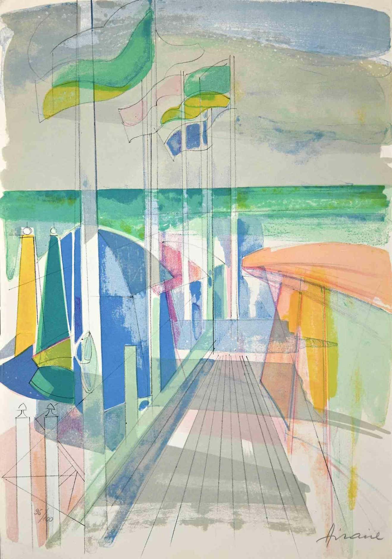 Camille Hilaire, The Seascape Camille Hilaire, The Seascape