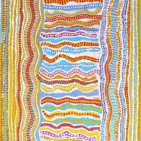 Ngapa Jukurrpa (Water Dreaming) – Mikanji, Rosie Nangala Flemming