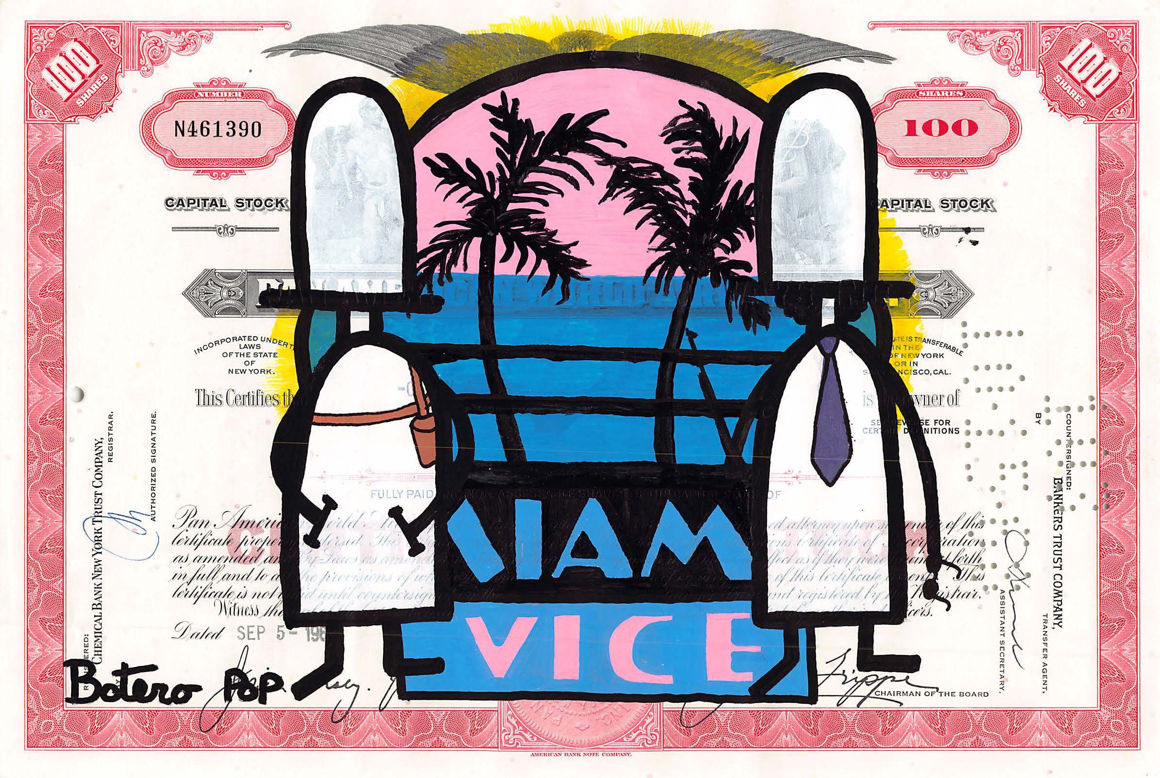 Botero Pop, Miami Vice Botero Pop, Miami Vice