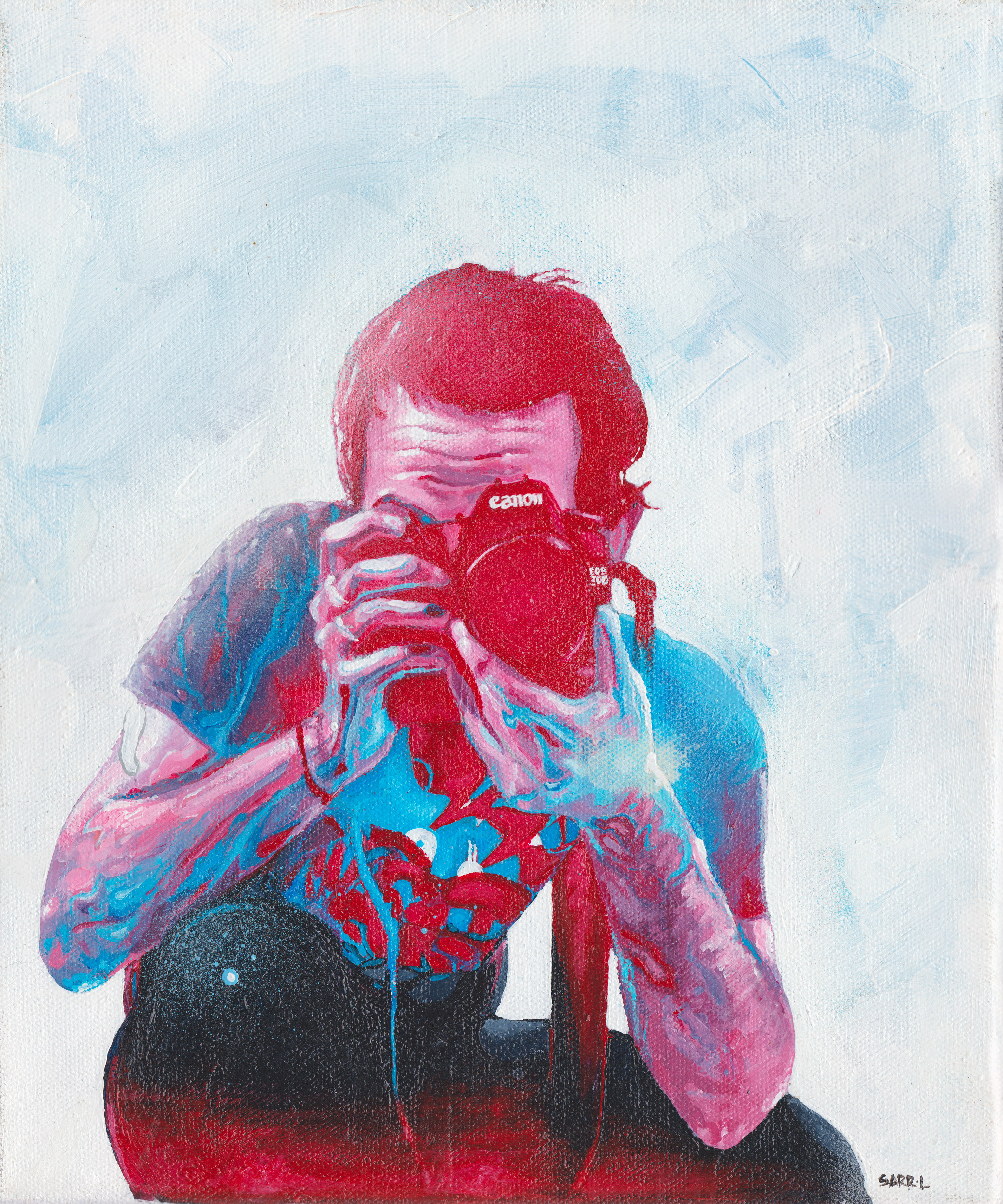 Lassana Sarr, Red photograph Lassana Sarr, Red photograph
