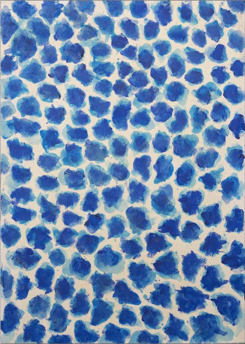Giorgio Lo Fermo, Blue Abstract Composition Giorgio Lo Fermo, Blue Abstract Composition