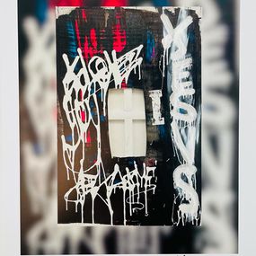 Lithographie Jésus is Lord Black White, Karl Lagasse