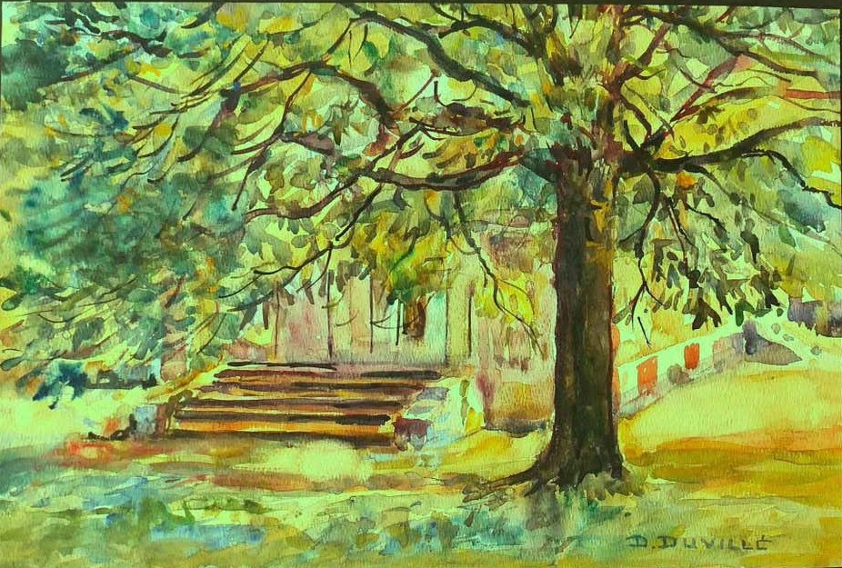 Daniel Duville, Autumn Trees in France Daniel Duville, Autumn Trees in France