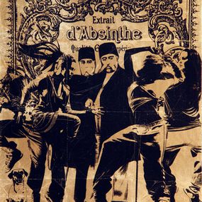 Painting, Absinthe, Mehdi Mirbagheri