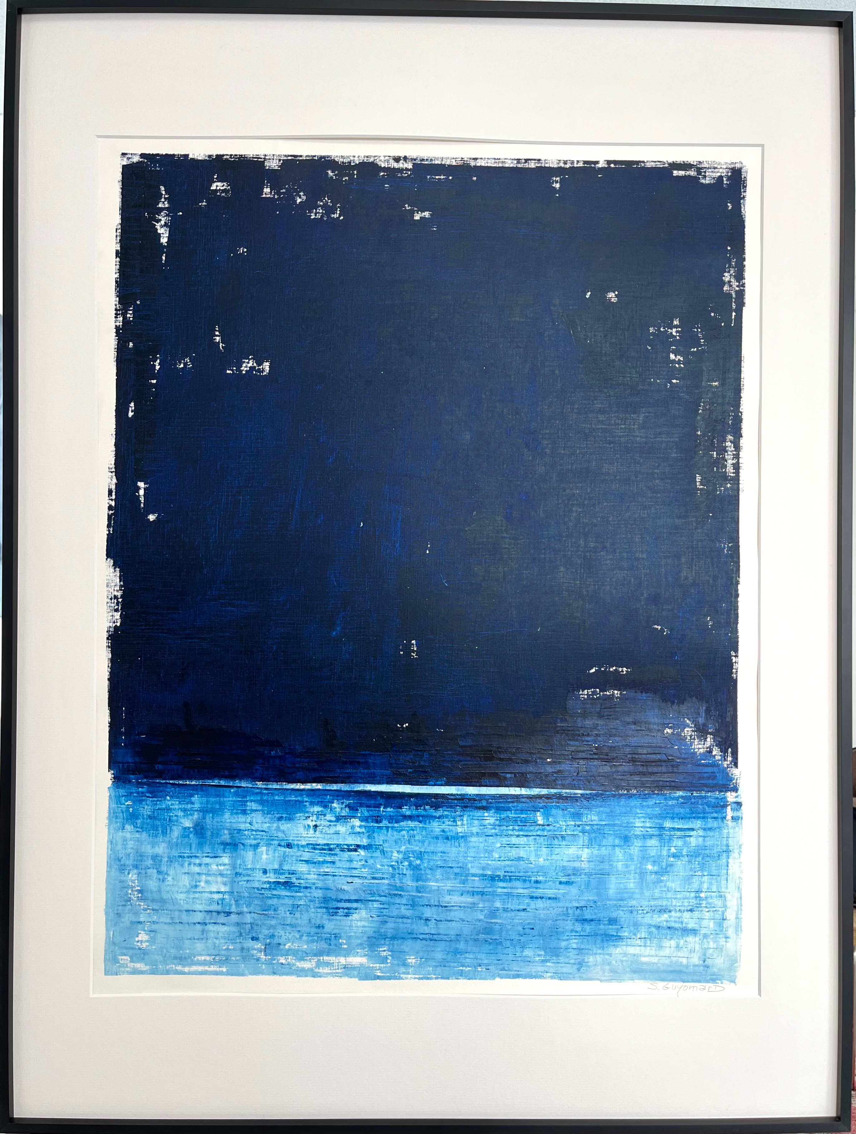 Sylvie Guyomard, Reflet bleu sur papier X1/4 Sylvie Guyomard, Reflet bleu sur papier X1/4