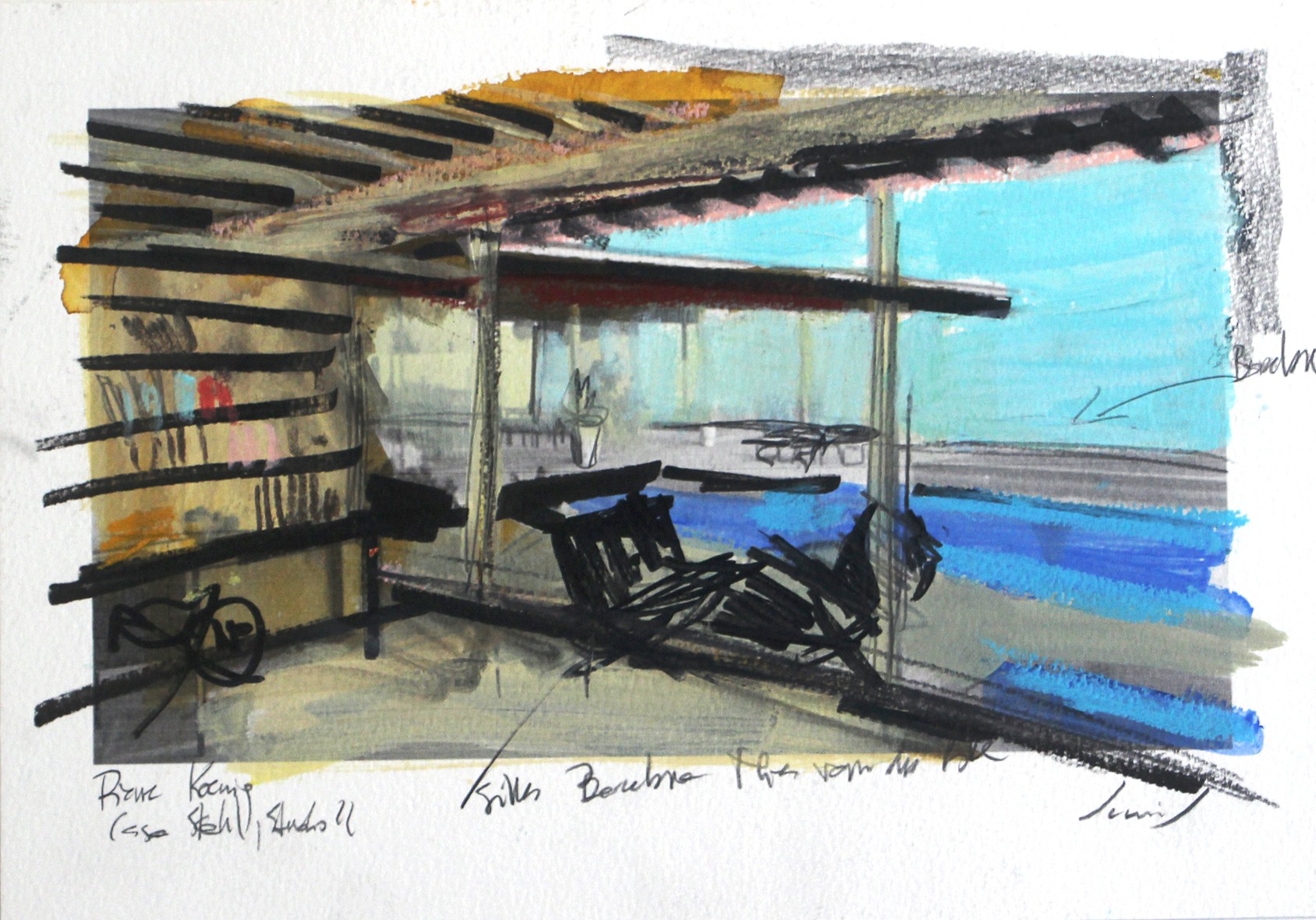 Bea Sarrias, Boceto Pierre Koening Bea Sarrias, Boceto Pierre Koening