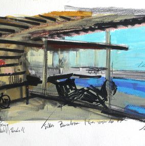 Gemälde, Boceto Pierre Koening, Bea Sarrias