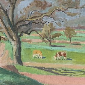 Armand Cacheux, Vaches dans le champ Armand Cacheux, Vaches dans le champ