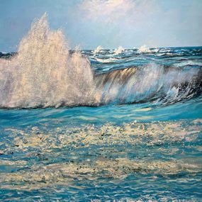 Gemälde, Crashing Waves, Kate Sea