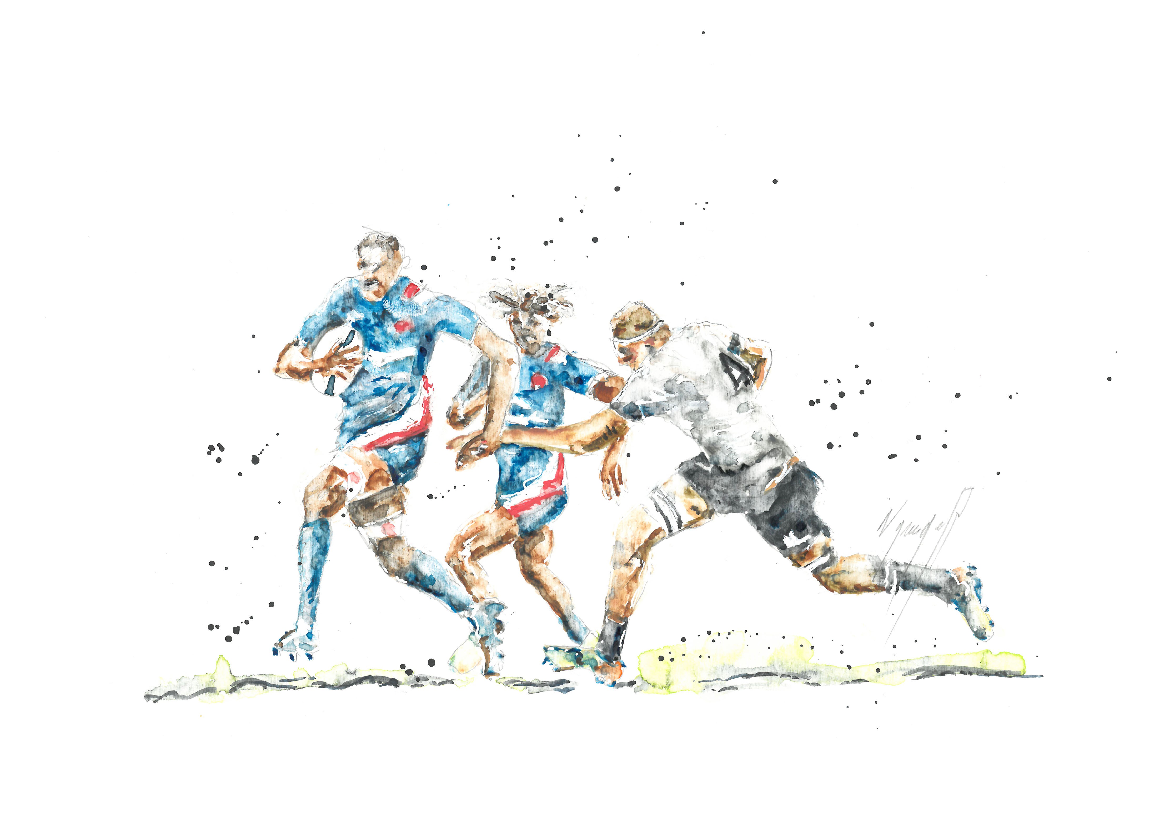 Noël Granger, Rugby France/Nouvelle Zélande II - 2021 Noël Granger, Rugby France/Nouvelle Zélande II - 2021
