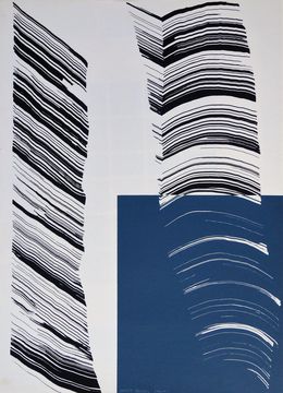 Composition bleu & noir, Shigeru Izumi