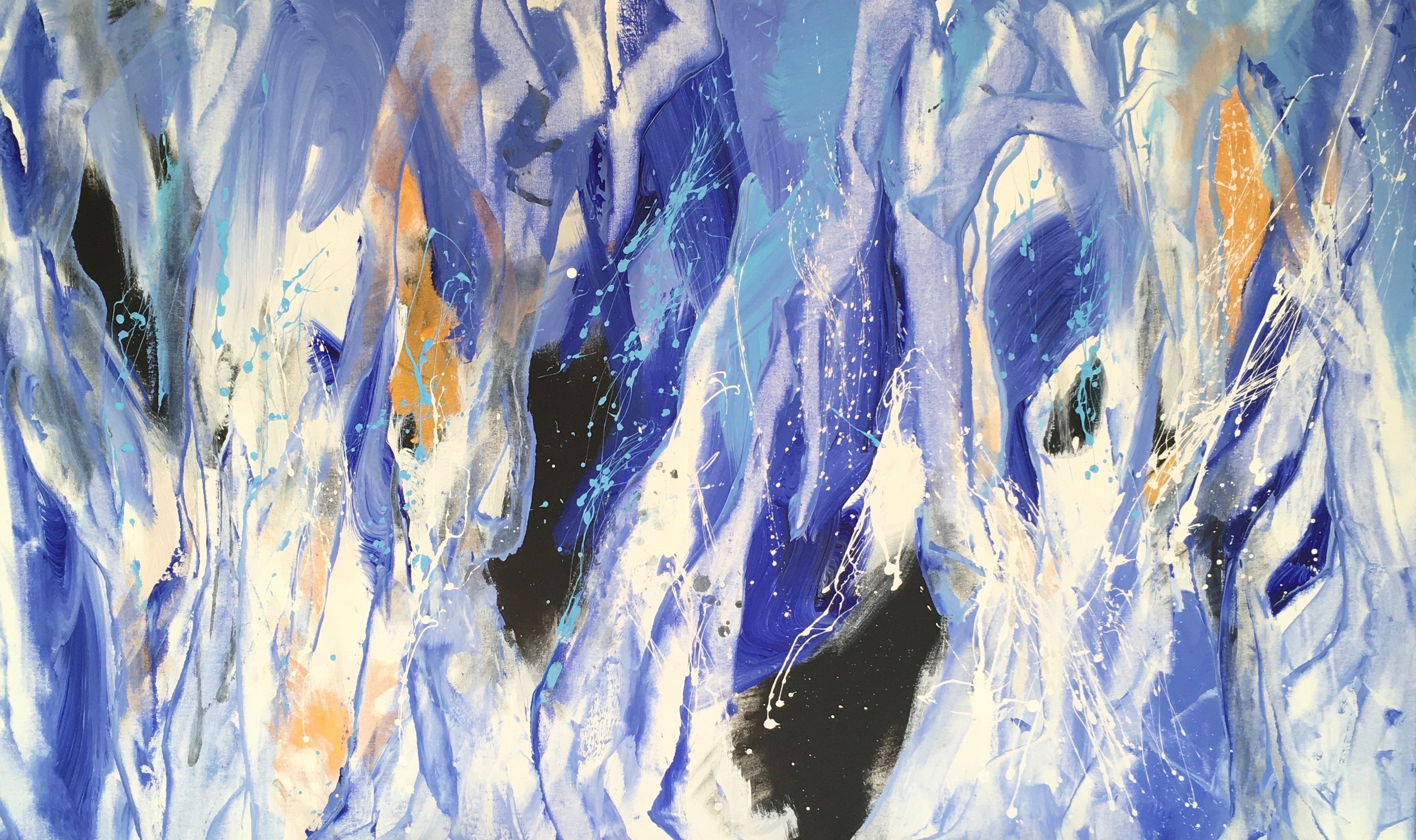 Viktoria Ganhao, Blue Abstraction III Viktoria Ganhao, Blue Abstraction III
