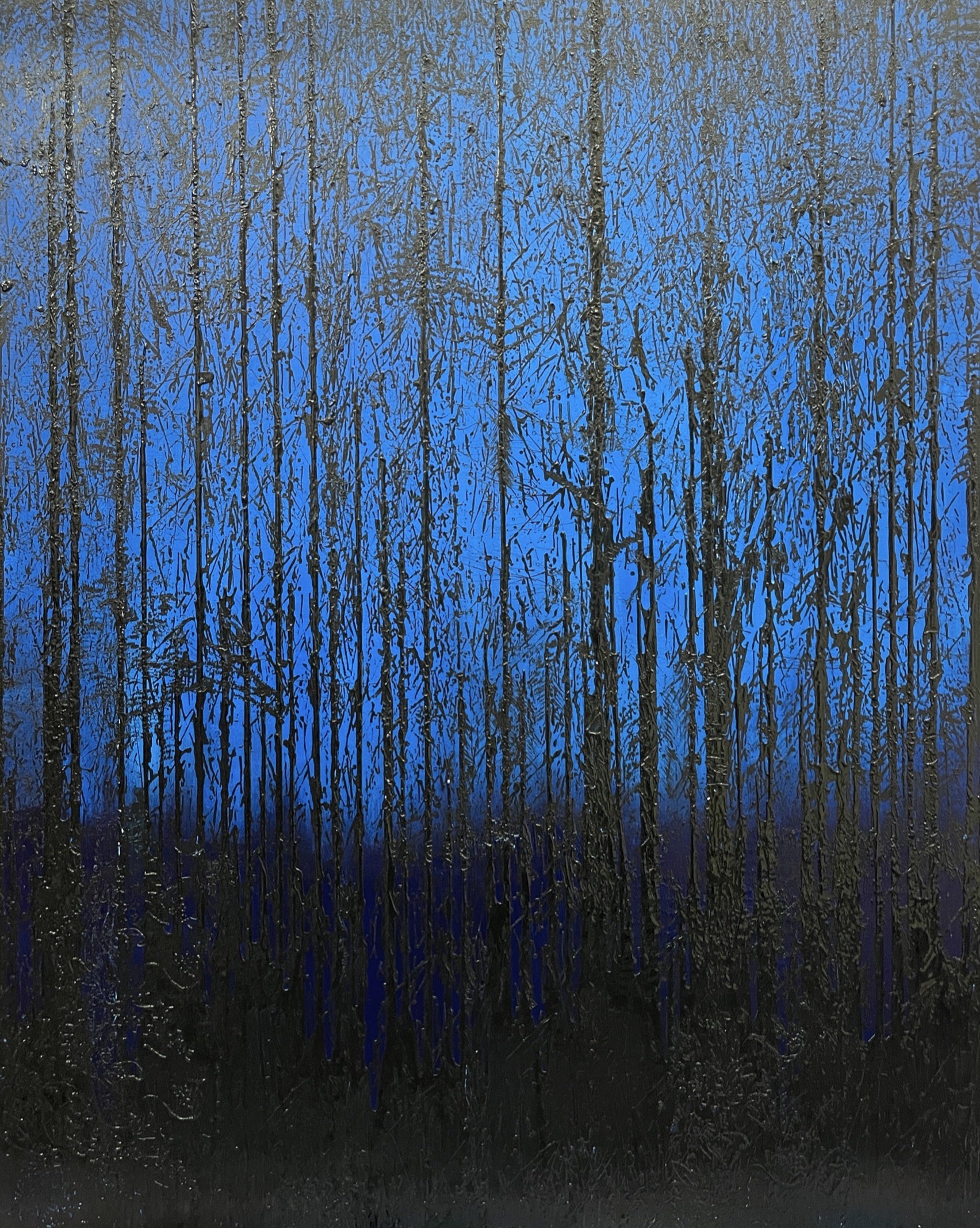 B. Yaghi, Black Forest - Blue Gradient B. Yaghi, Black Forest - Blue Gradient