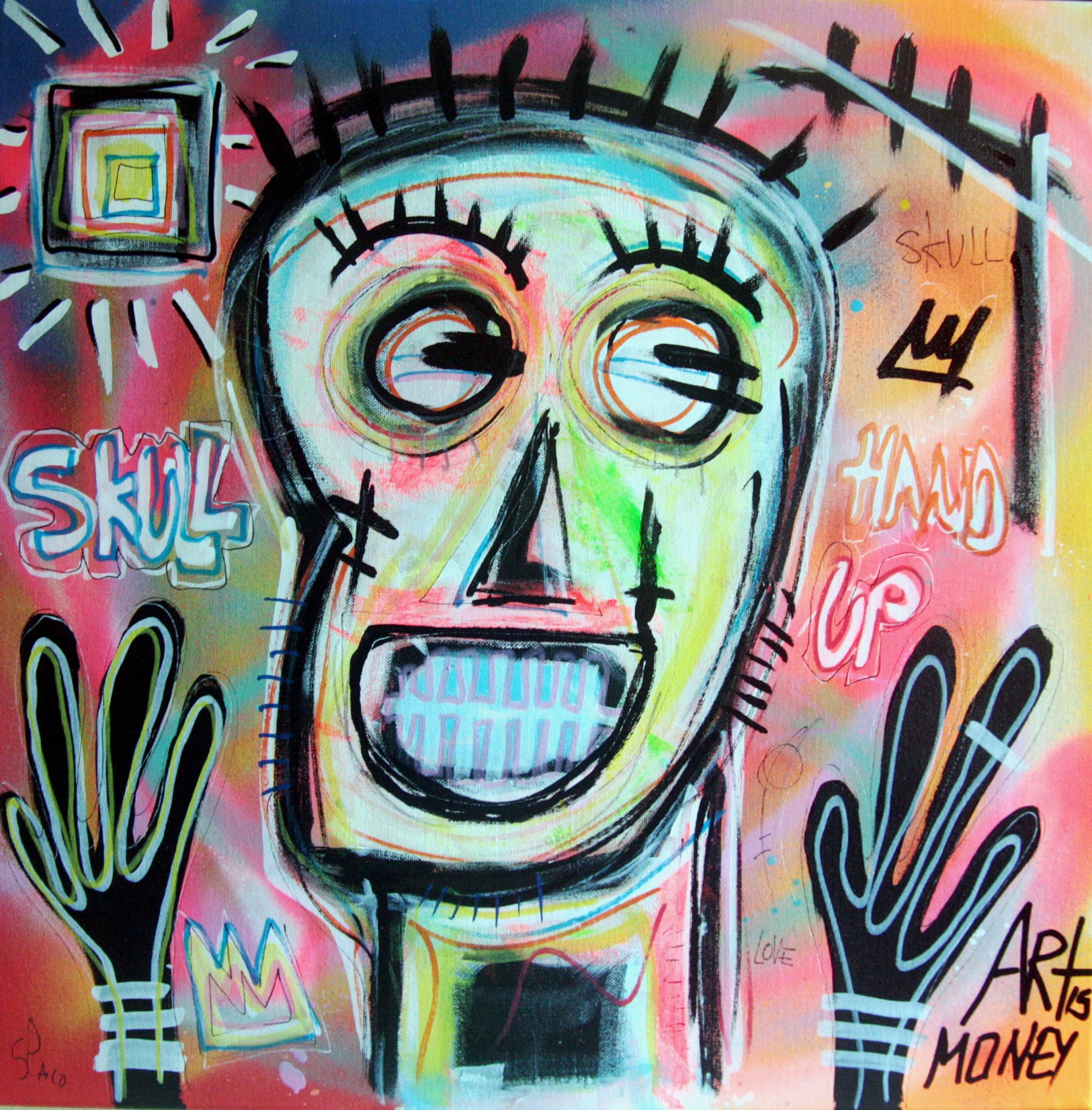 Spaco, Skull hand up Spaco, Skull hand up