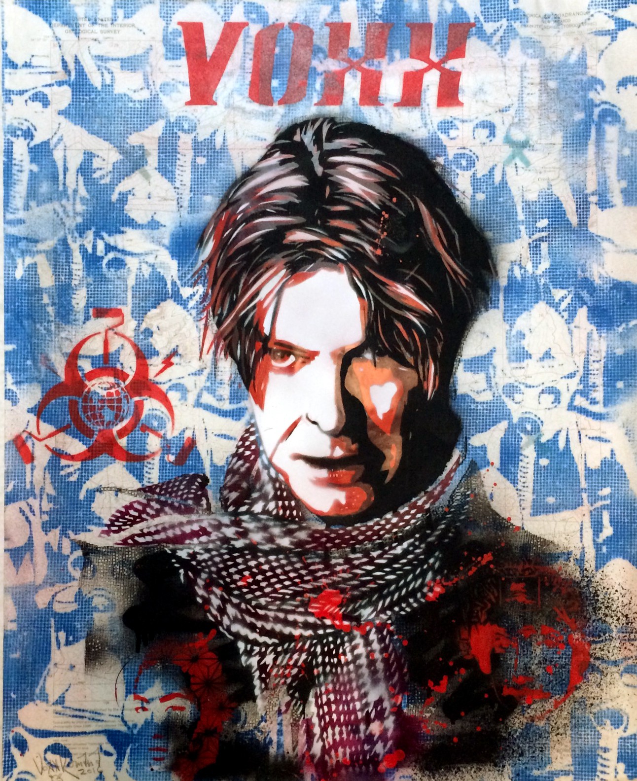 Voxx Romana, David Bowie in Blue - New Mexico Voxx Romana, David Bowie in Blue - New Mexico