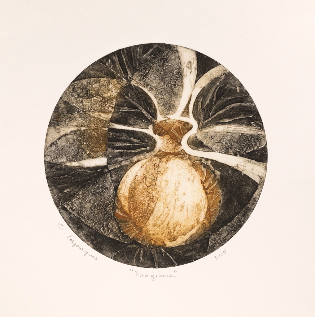 Caroline Lesgourgues, Fragrance, série gravures et collagraphies Caroline Lesgourgues, Fragrance, série gravures et collagraphies
